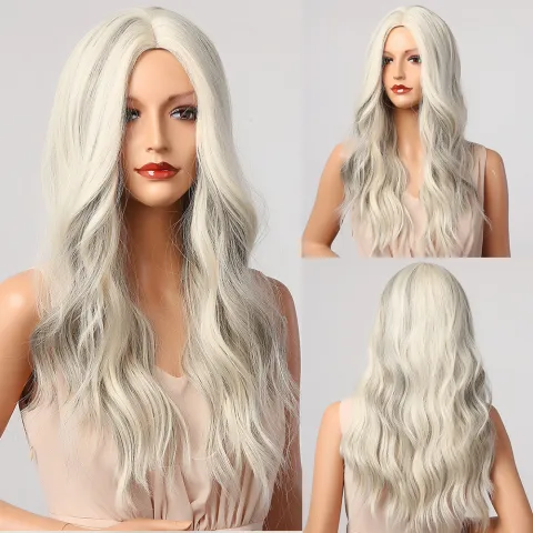 Medium and Small Curly Long Hair High Temperature Silk