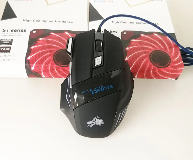 7-button Colorful Glowing USB Gaming Mouse – image 4