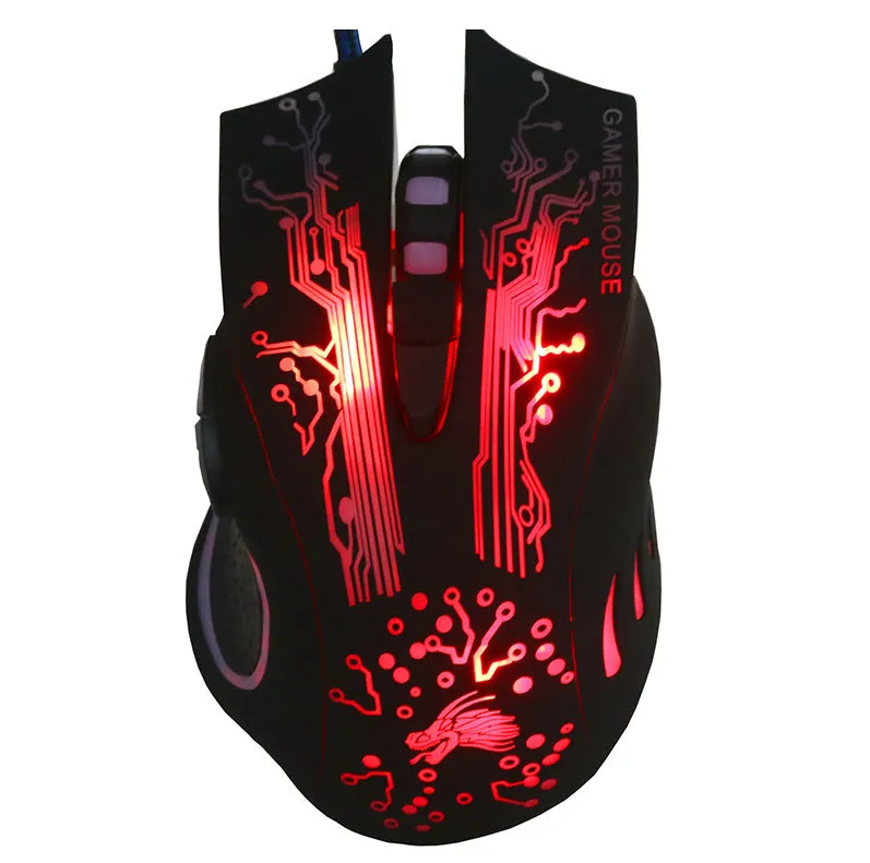 7-button Colorful Glowing USB Gaming Mouse – image 3