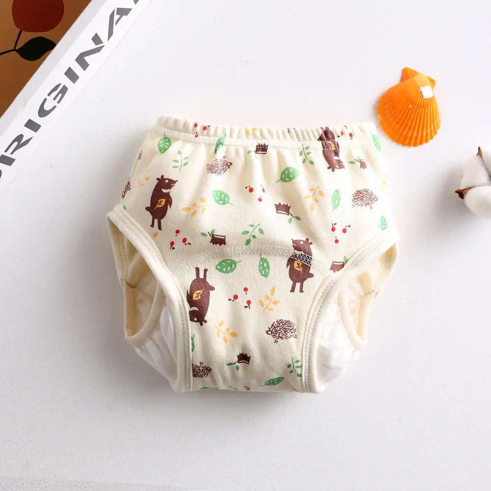New Korean Wing Guard Baby Gauze Diaper