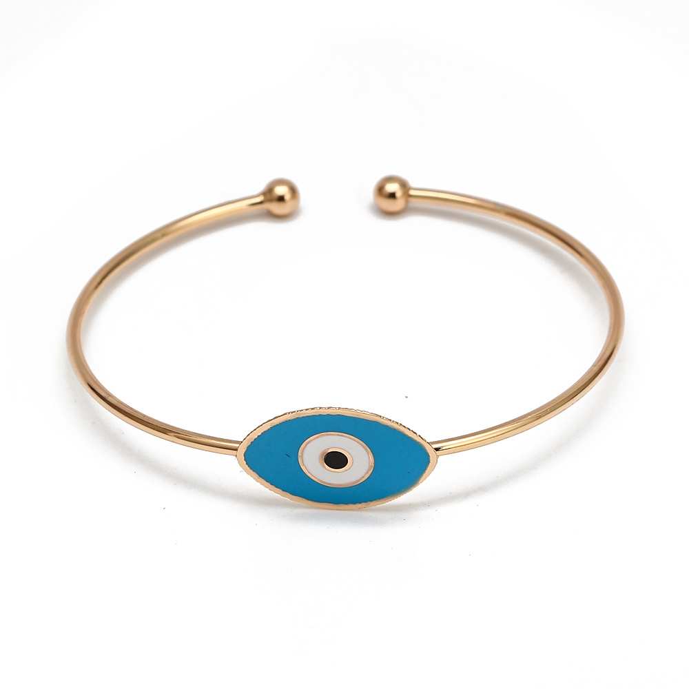 European And American Simple Oil Dripping Devil's Eye Bracelet
