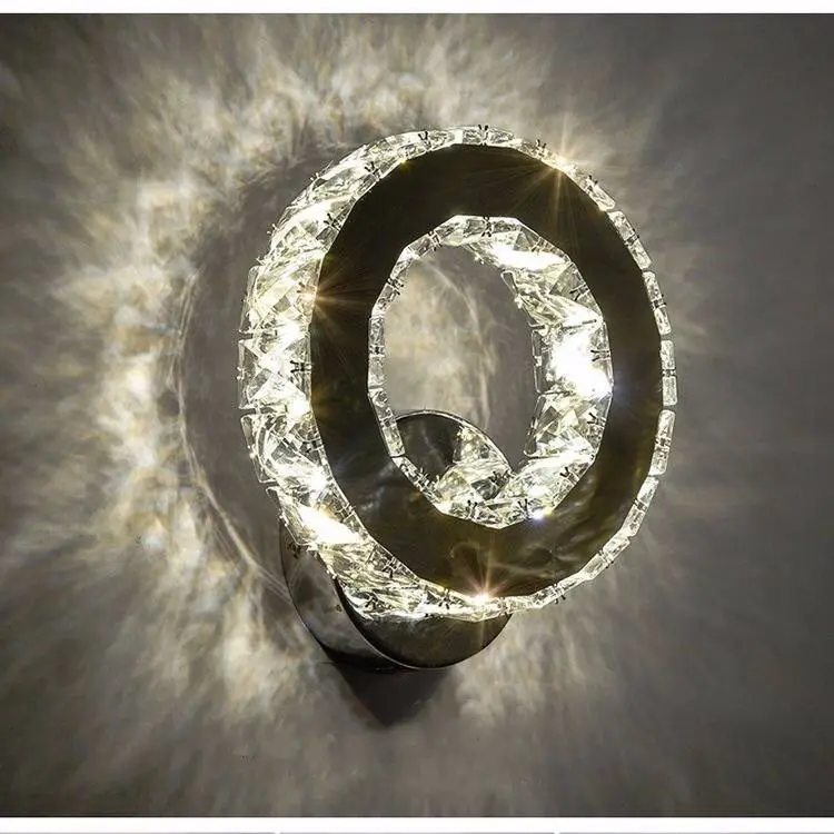 Crystal Wall Lamp Simple Led Living Room