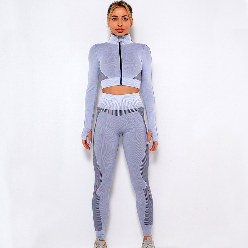 Stand-Up Collar Hip-Lifting Elastic Fitness Sports Yoga Wear