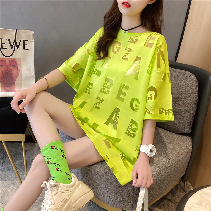 Title 3, Korean Style Loose Short-Sleeved t-Shirt Women