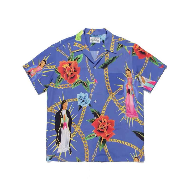 Title 3, Hawaiian Shirt Virgin Mary Short Sleeve Shirt