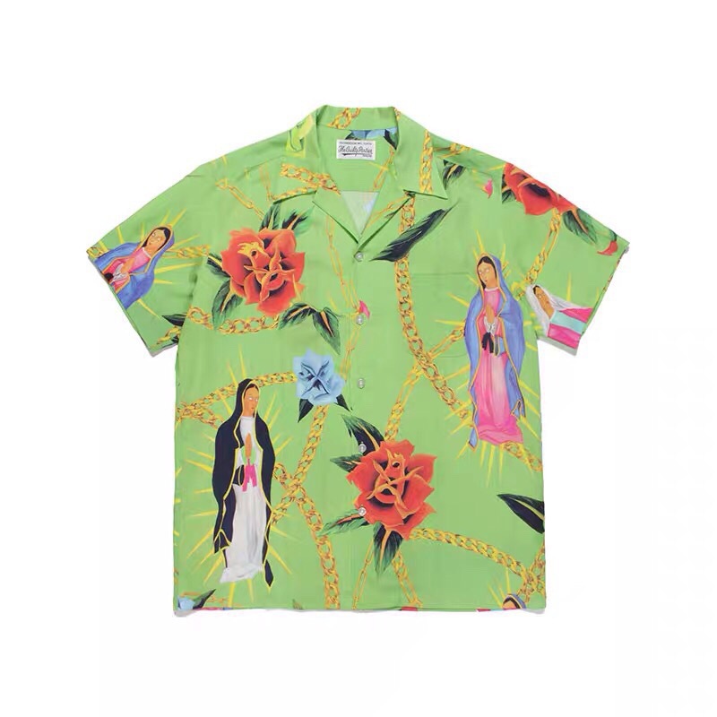 Title 5, Hawaiian Shirt Virgin Mary Short Sleeve Shirt