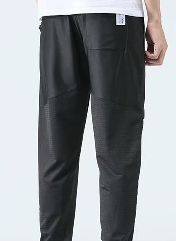 Title 6, Pantalones Casuales Hombre Verano Seda Hielo Tr...