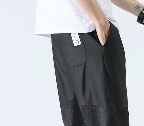 Title 5, Mens Casual Pants Summer Ice Silk Breathable N...