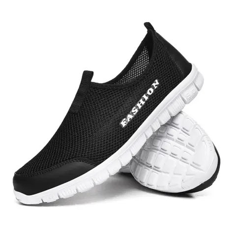 Net Shoes Men'S Breathable Single Mesh Sports Casual Korean