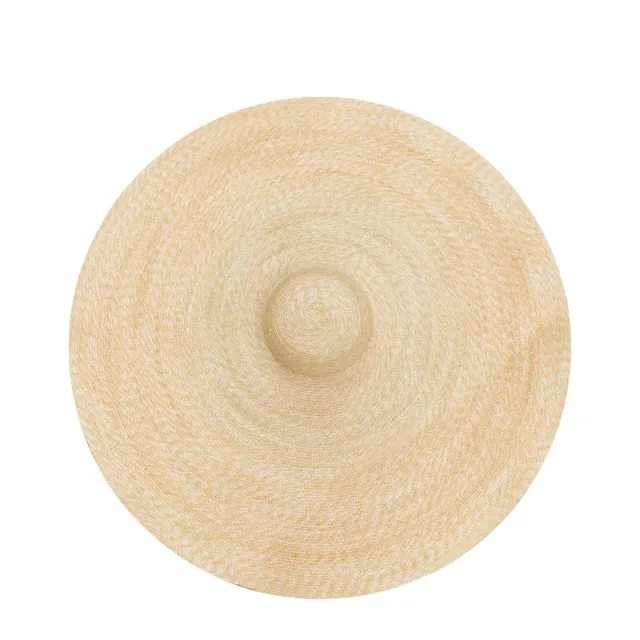 Fashion Simple Retro Big Straw Hat Beige - Shop at LoveMi