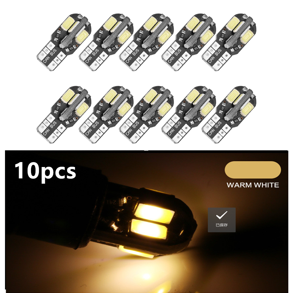 Car LED light t10 8 5730SMD width indicator light license plate light driving light pc board — foto 2