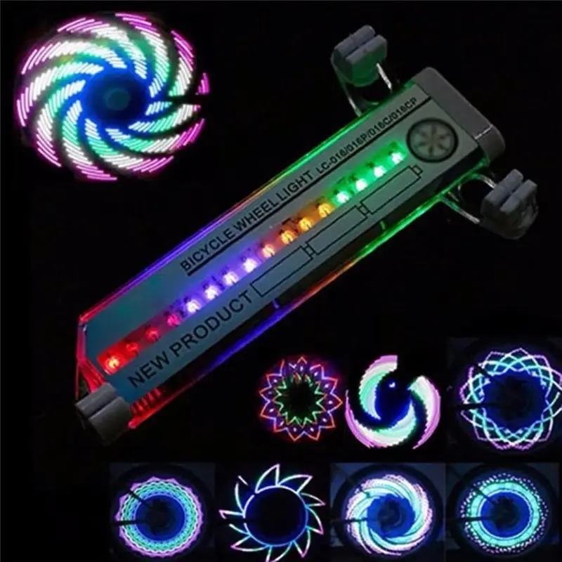 16 LED Colorful Bike Wheel Light Mountain