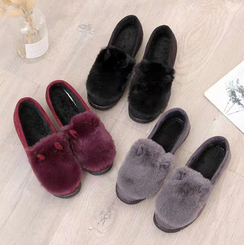 Fur shoes