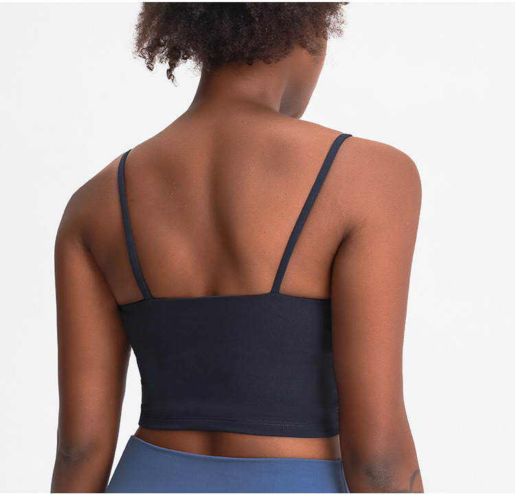 Title 6, Sexy Strappy Beautiful Back Yoga Top Half Sling...