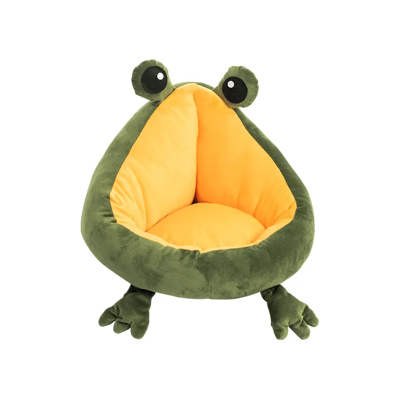 Frog Nest Winter Warm Semi-Enclosed Pet Bed