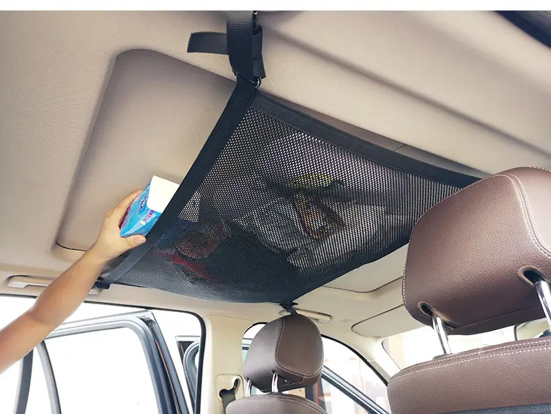 Car Roof Storage Net Car Storage Bag Car Roof Net Pocket Storage Car Luggage Clothing Storage Bag Pendant