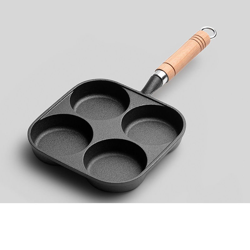 Title 1, Household Cast Iron Four-Hole Omelette Pan