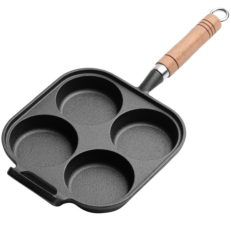 Title 3, Household Cast Iron Four-Hole Omelette Pan