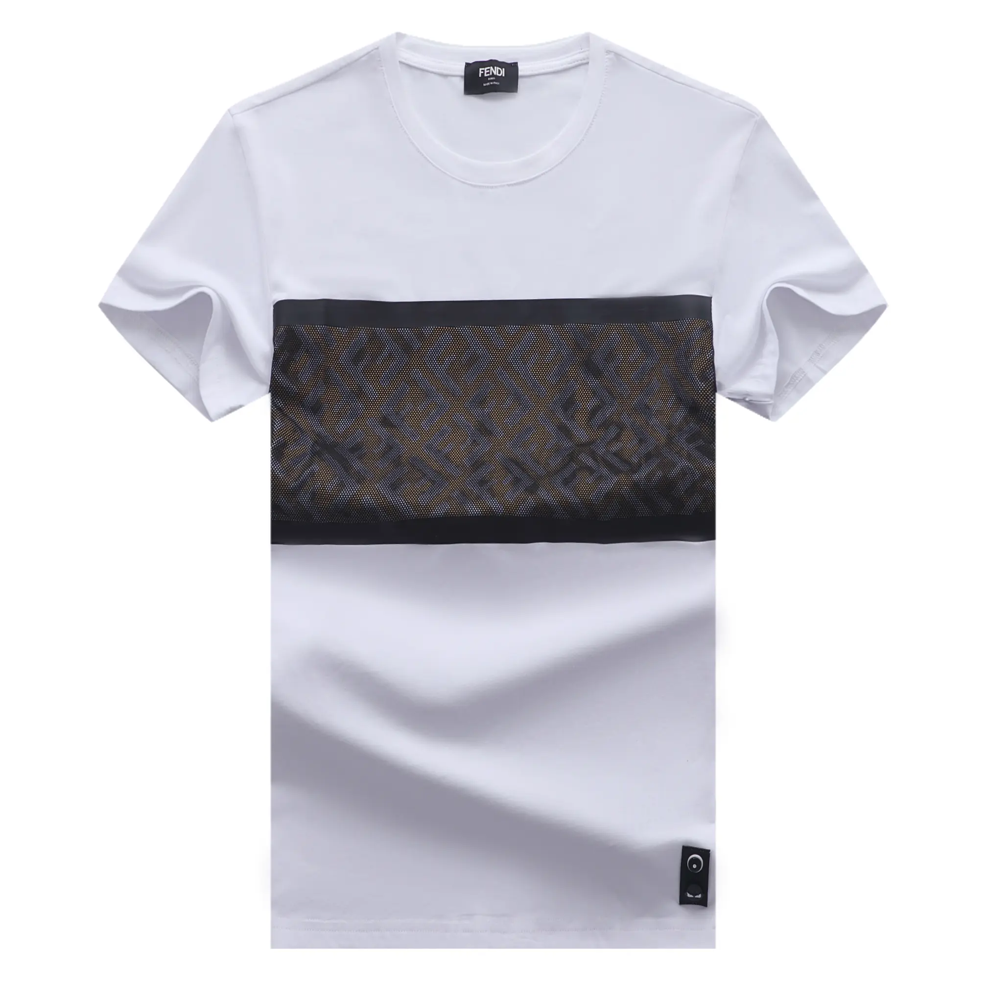 Summer men's mercerized cotton T-shirt