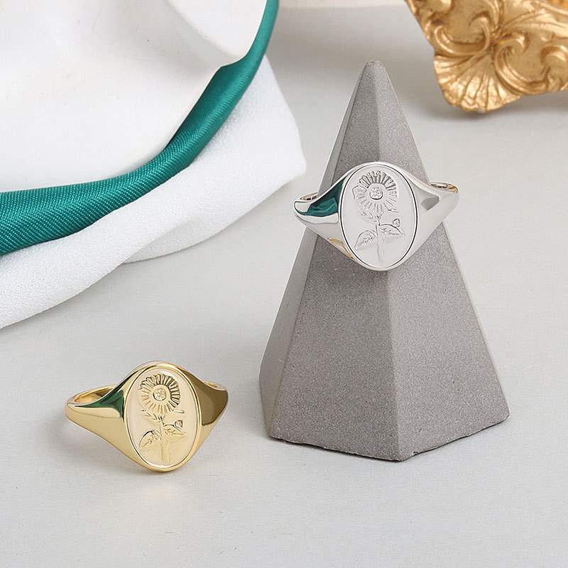 Net Celebrity Fashionable Personality Fashionable Adjustable Ring