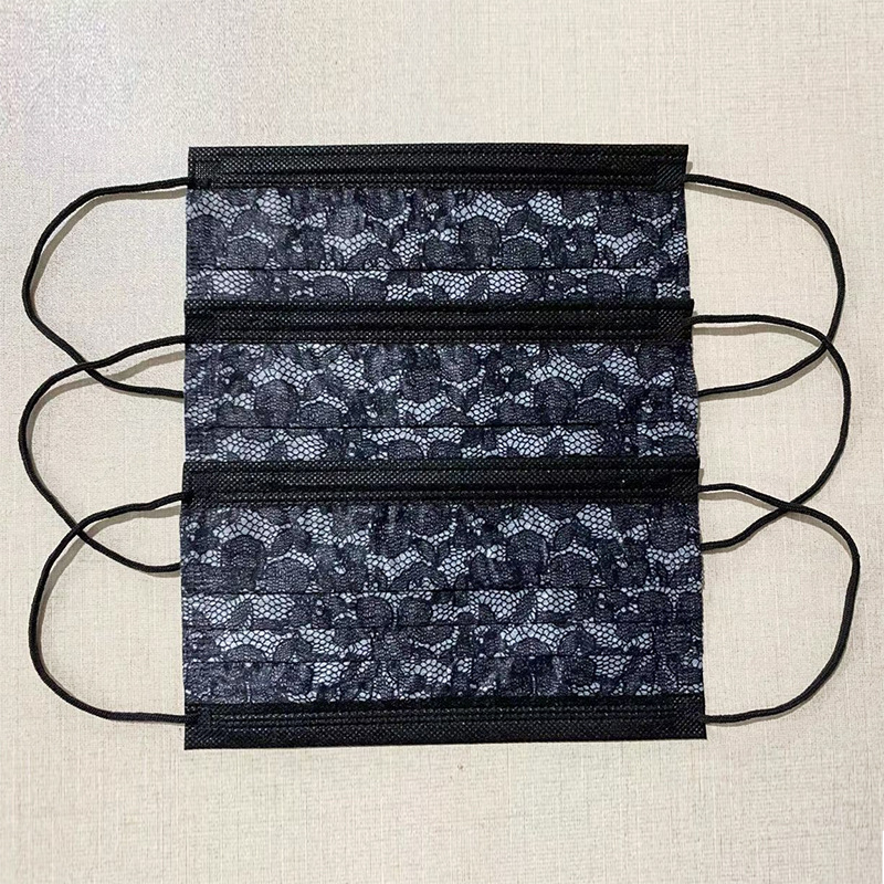 Scarf Flag 50pcs Lace Cosplay Adult Fashion Printed Designer Disposable Bandana Scarf Adjustable Festive Cosplay Accessory