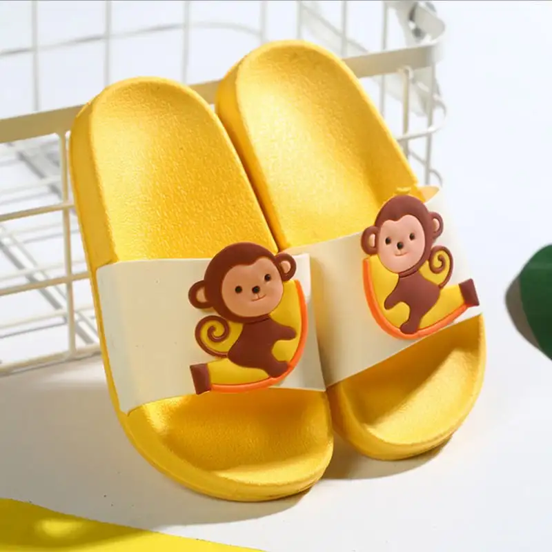 Summer Slippers Children'S New Home Fashion Cartoon Soft Bottom Non-Slip Boys And Girls Baby Children'S Sandals And Slippers