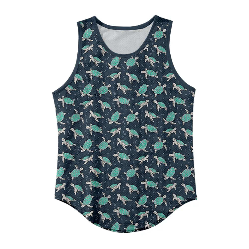 3D Digital Printing Casual Loose Sports Vest