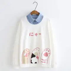 Spring Sweater Women'S Tide Spring And Autumn College Wind Junior High School Students Thin Loose Loose Spring Girl Cute Top Clothes - G - View 1
