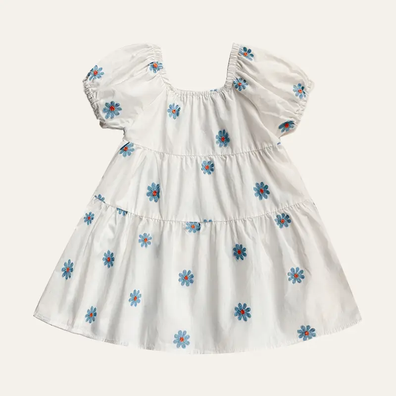 Simple And Comfortable Western Style Small Daisy Can Be Salt Can Be Sweet Dress