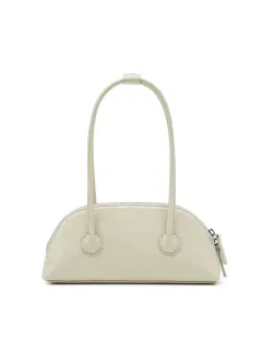 The Fashion Trend Goes With The Minority Design Hand Bill Of Lading Shoulder Bag - White - View 1