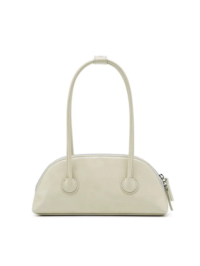 The Fashion Trend Goes With The Minority Design Hand Bill Of Lading Shoulder Bag White - Shop at LoveMi