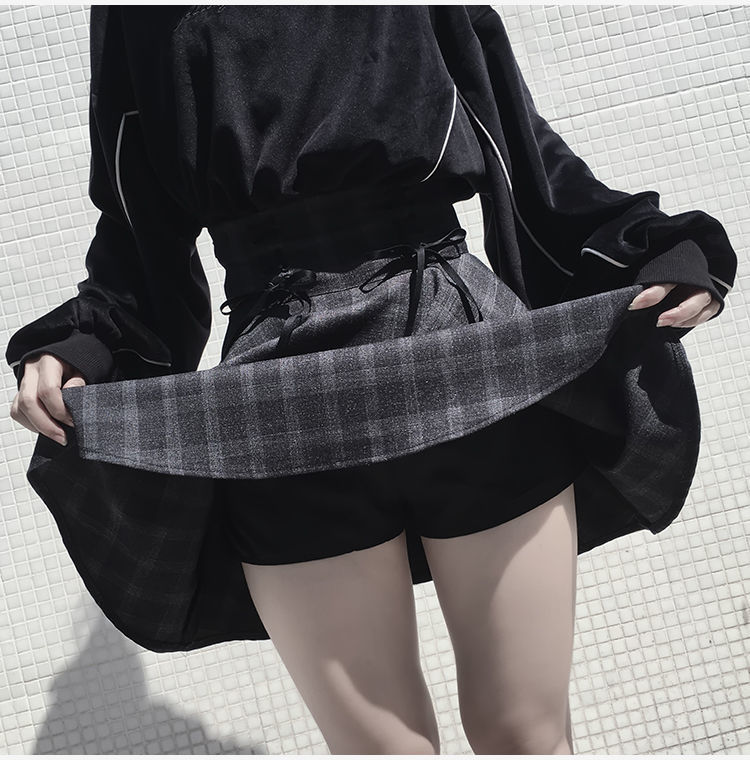 Korean Version Of the High-waisted Short, All-match A-line Umbrella Skirt