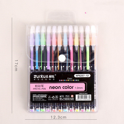 12 Color Highlighter Pen Set Hand Account Marker Pen