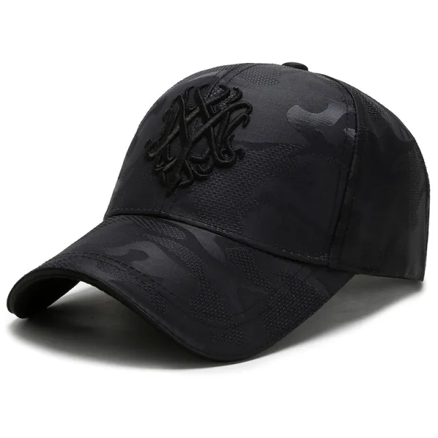 Korean Version Of The Trendy Fashion Leisure All Match Spring And Autumn Baseball Caps Sun Protection Caps Men'S Sun Hats Black - Shop at LoveMi