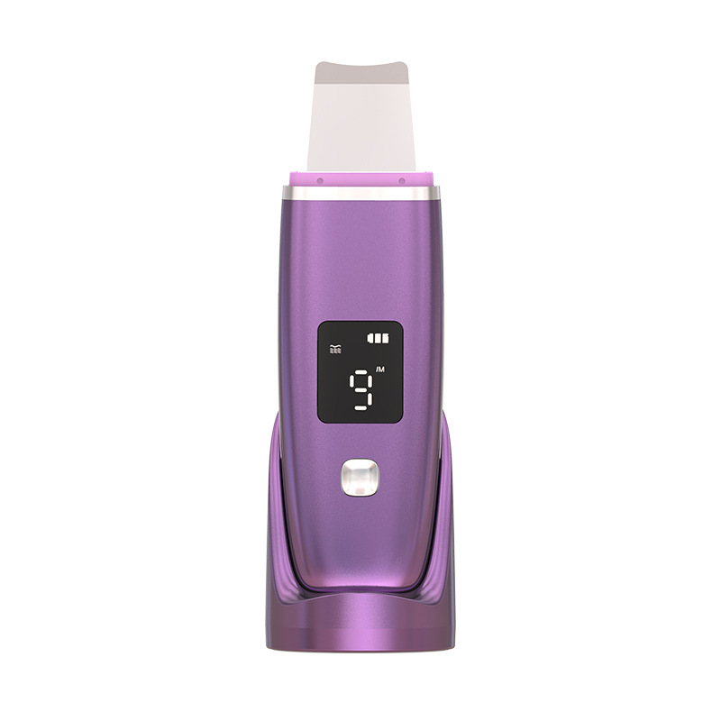 Ultrasonic Electric Dead Skin Electric Vacuum Cleaner Blackhead Cleaner Deep Facial Pore Cleansing Kit Acne Extractor Nano Spray Purple - Shop at LoveMi