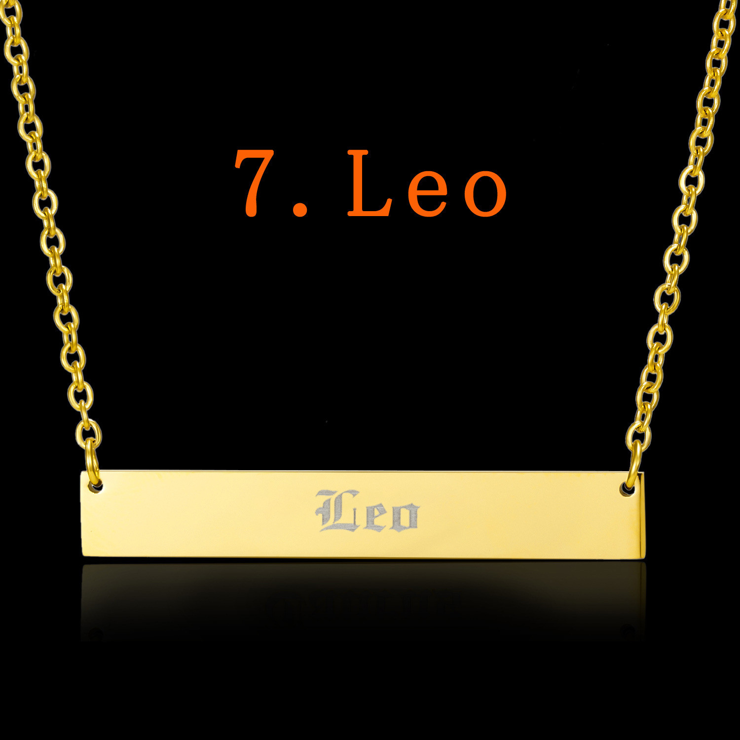 Engraved Constellation Necklace
