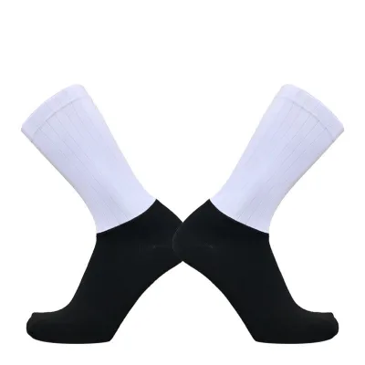 Dedicated For Fleet Seamless Stitching Bicycle Socks, Socks Mouth Silicone Non-Slip Cycling Socks