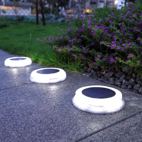 8Led Solar LED Light Outdoor Lawn Lamp Garden Courtyard