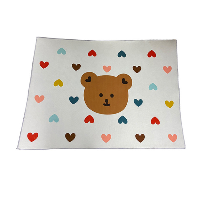 Cartoon Love Bear Non-Slip Children'S Carpet, Baby Crawling Mat, Room Decoration Mat