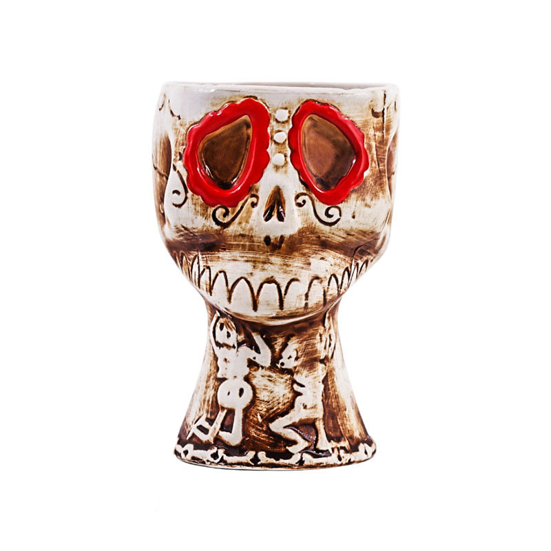 Red eye skull