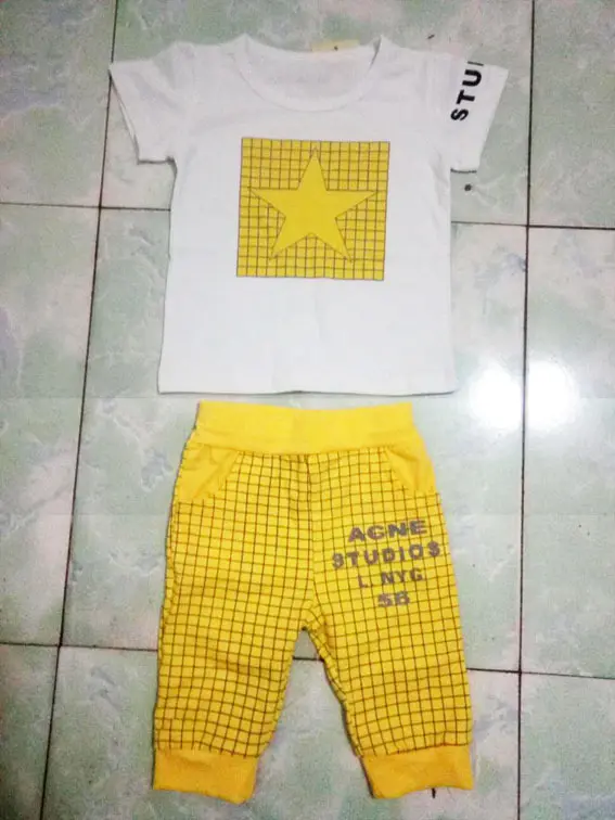 Baby Girls Boys Clothes Brand Summer Kids Sets Short