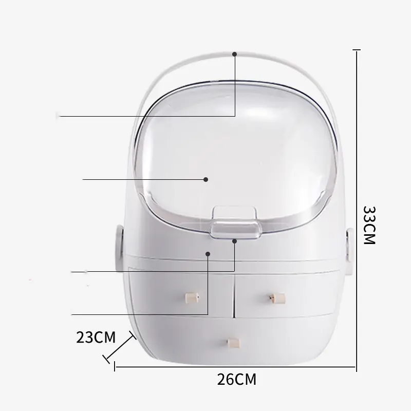 Cosmetic Storage Box Skin Care Products Desktop