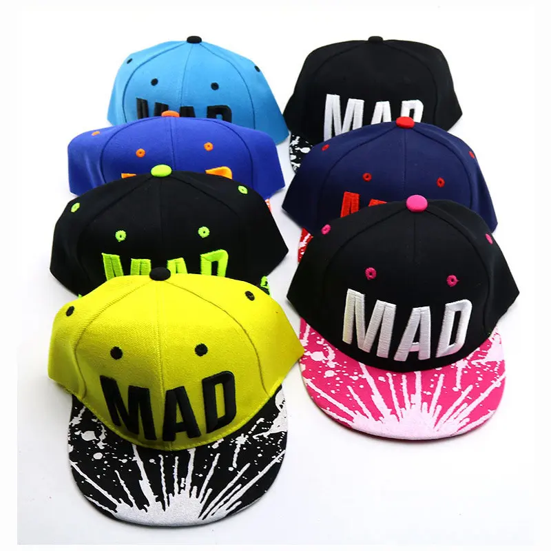Children's Hat with Spring and Summer Letters Embroidery