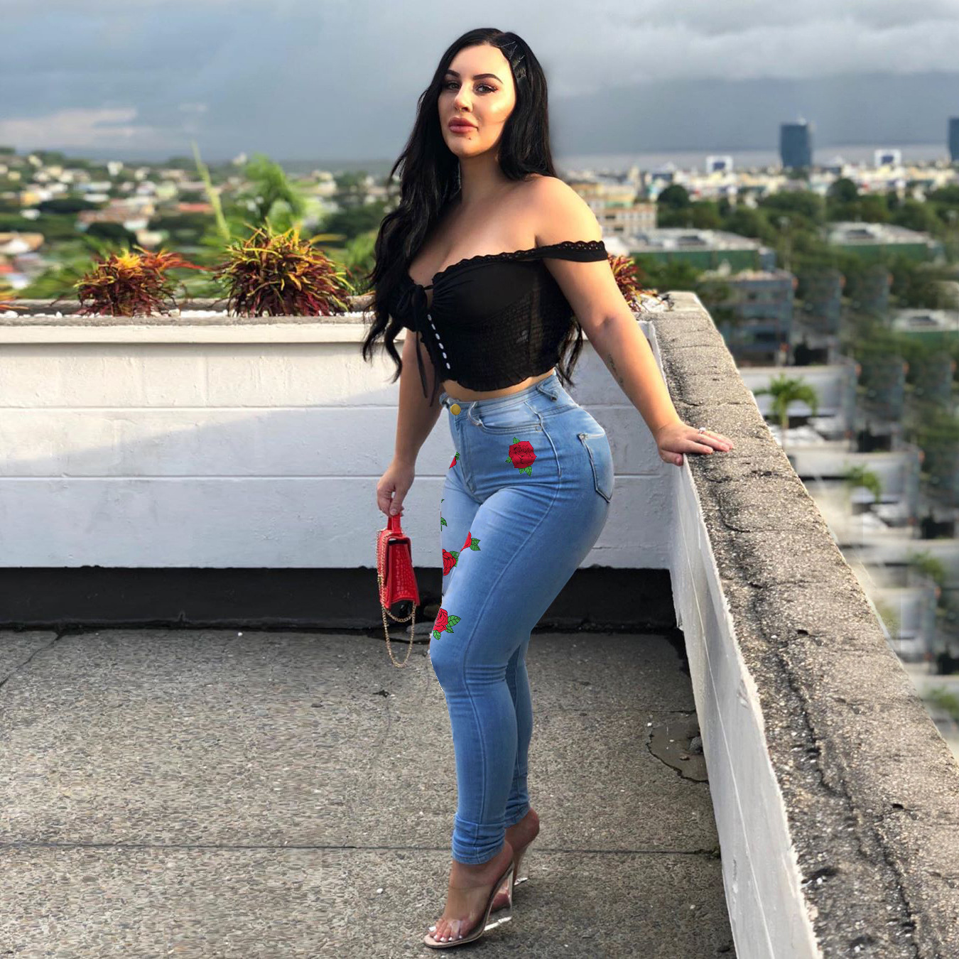 Aliexpress Ebay Amazon Women'S Jeans Feet Pants Foreign Trade Women'S Jeans Women'S Clothing