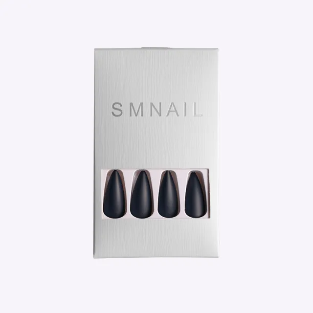 Matte False Nails Khaki Smudge Nails Photo Color - Shop at LoveMi