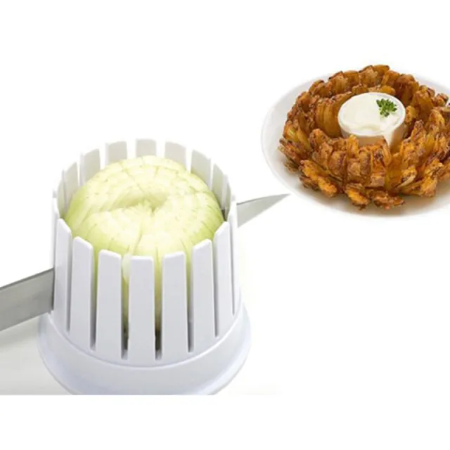 Blossom Maker Kitchen Tool Supplies Onion Flower Multi Function Vegetable Cutter White - Shop at LoveMi