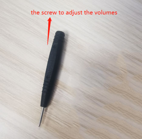 Volumes Adjusting Screw