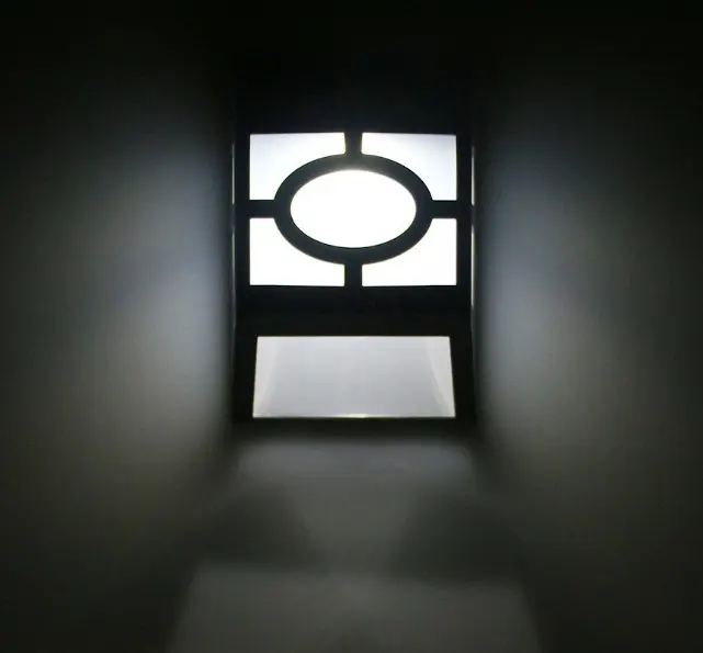 Solar Wall Light 2LED Pane Street Decorative Fence