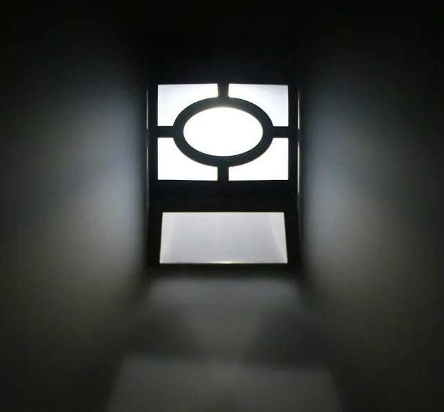 Solar Wall Light 2LED Pane Street Decorative