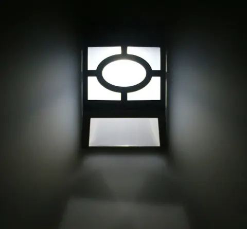 Solar Wall Light 2LED Pane Street Decorative Fence